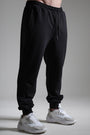 Miesten Basic loose collegehousut musta